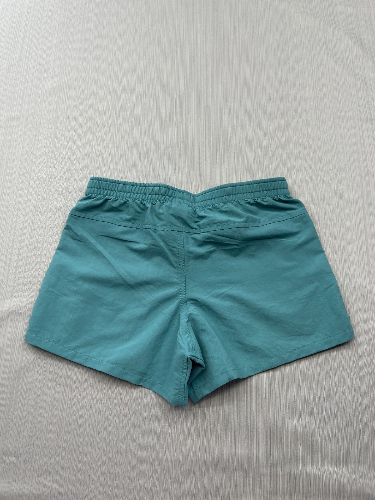 New Patagonia Boys Kids Baggies Shorts 4″ Unlined Sz Large (12) Blue Green