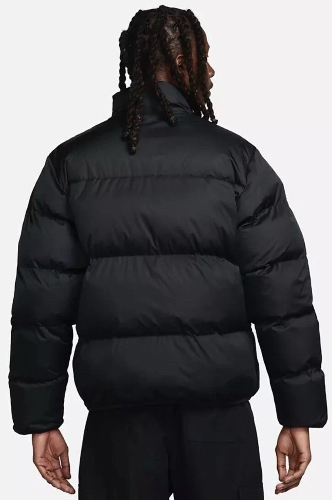 Nike Sportswear Club Puffer Jacket Black White Men’s Size XL FB7368-010 NWT