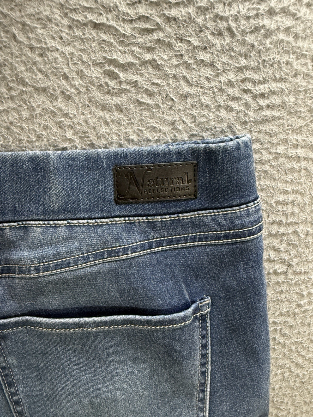 Natural Reflections Jeans Womens Large Blue Skinny Vital Stretch Technology