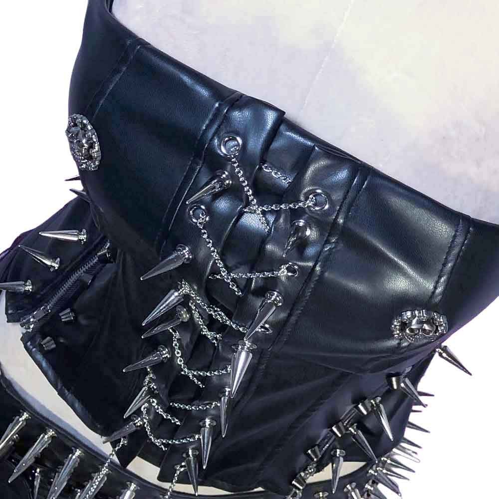 Goth Tops Gothic Tank Grunge Emo Clothing Spiked Y2K Punk Rock Clothes