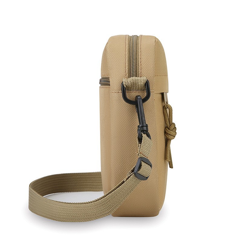 Men’s Canvas Crossbody Bag Mini Shoulder Messenger Bag Casual Travel Handbag