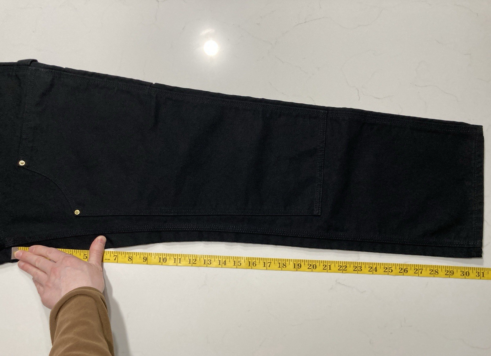 Carhartt B01 BLK Double Knee Work Pants Mens 32×32 (Fits 31×31) Loose Fit
