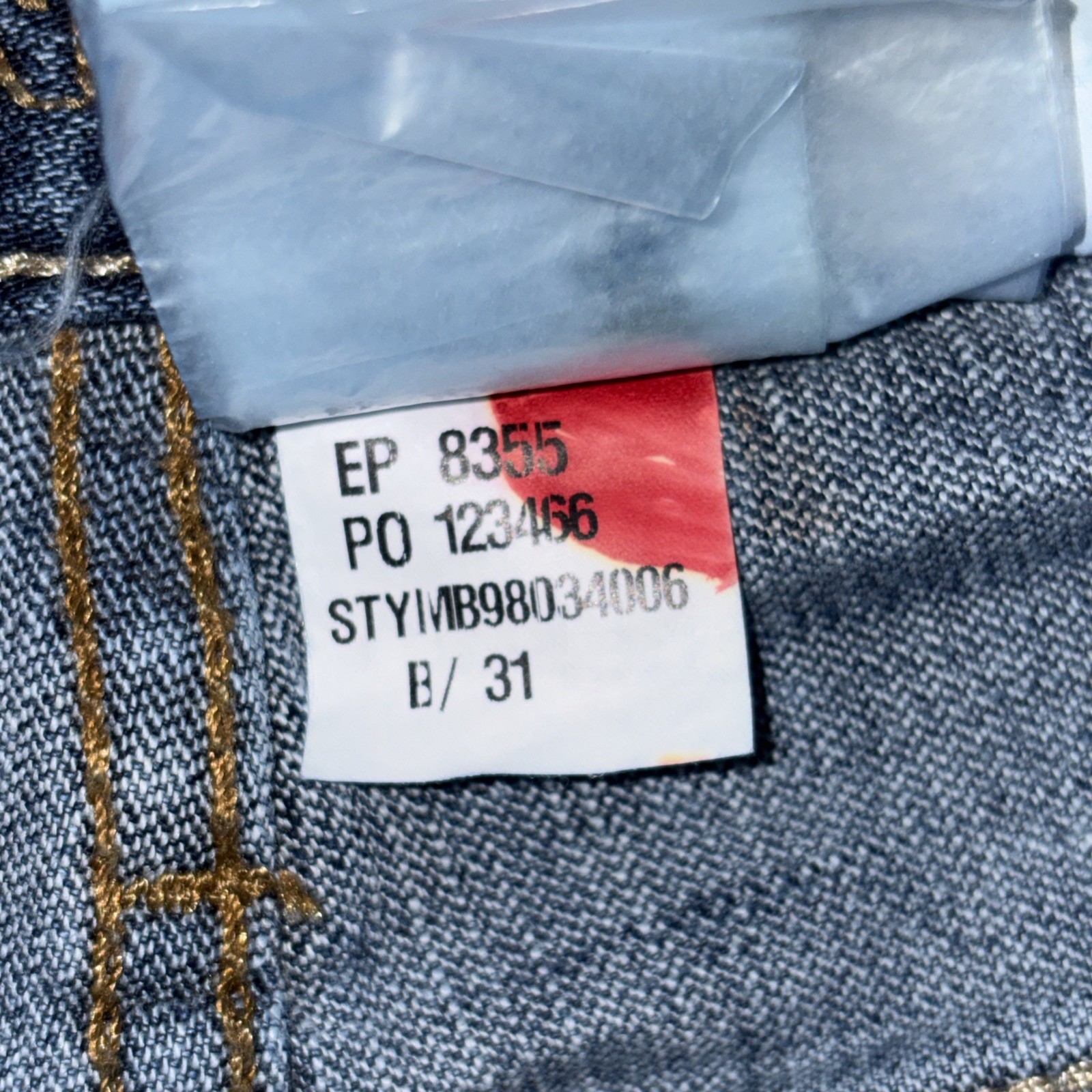 NEW Cinch Men’s Blue Denim Jeans 99% Cotton 1% Spandex Medium 34/34 NEW