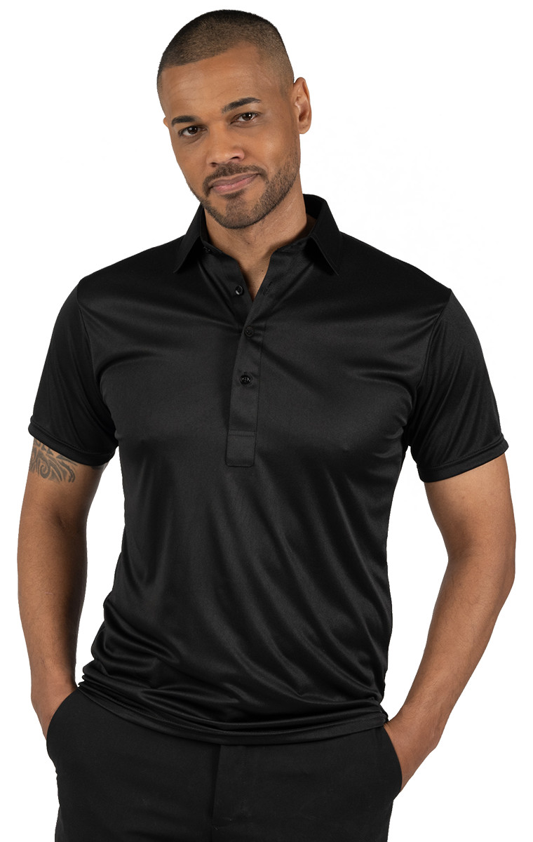 Blue Generation BG7007 Mens Bonded Collar Dress Polo