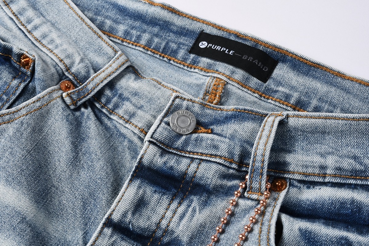 2026 New purple brand personality Fashion Slim Fit Leisure BLUE Jeans .