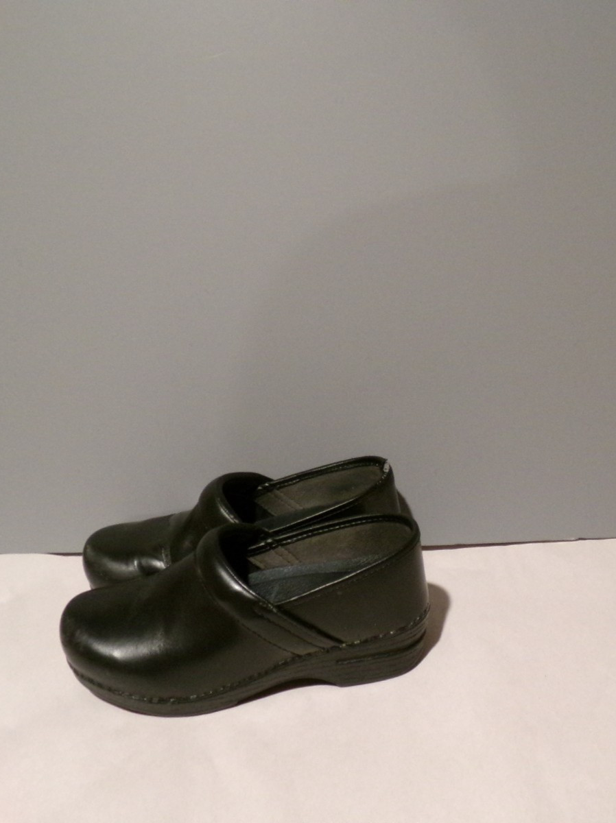 Dansko Professional Clog Black Leather Comfort EU 38 US 8-8.5