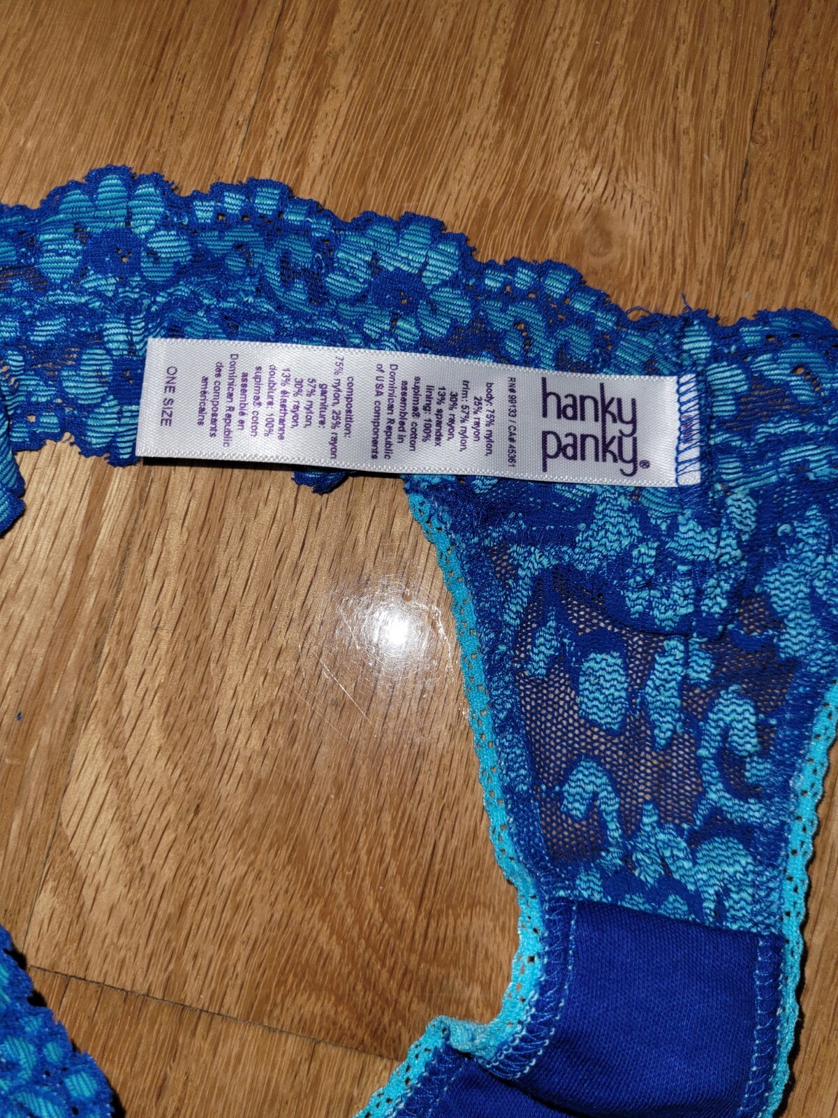 Hanky Panky Women Lace Thong Underwear One Size