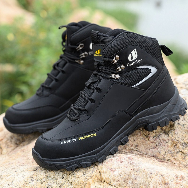 Mens Waterproof Work Boots steel toe sneakers Safety Shoes Indestructible shoes