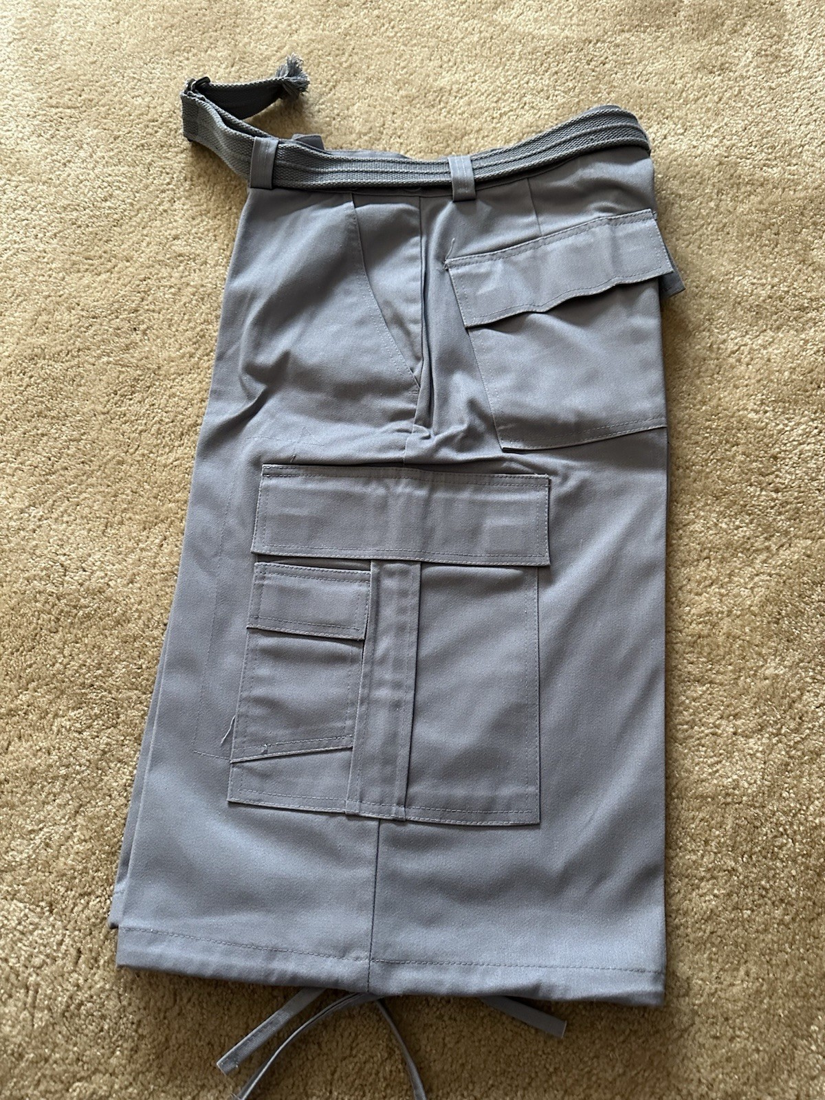 Lot of 3 Men’s Size 32” BTL Khaki Bermuda Shorts 7 Pockets, Khaki, Olive Grey
