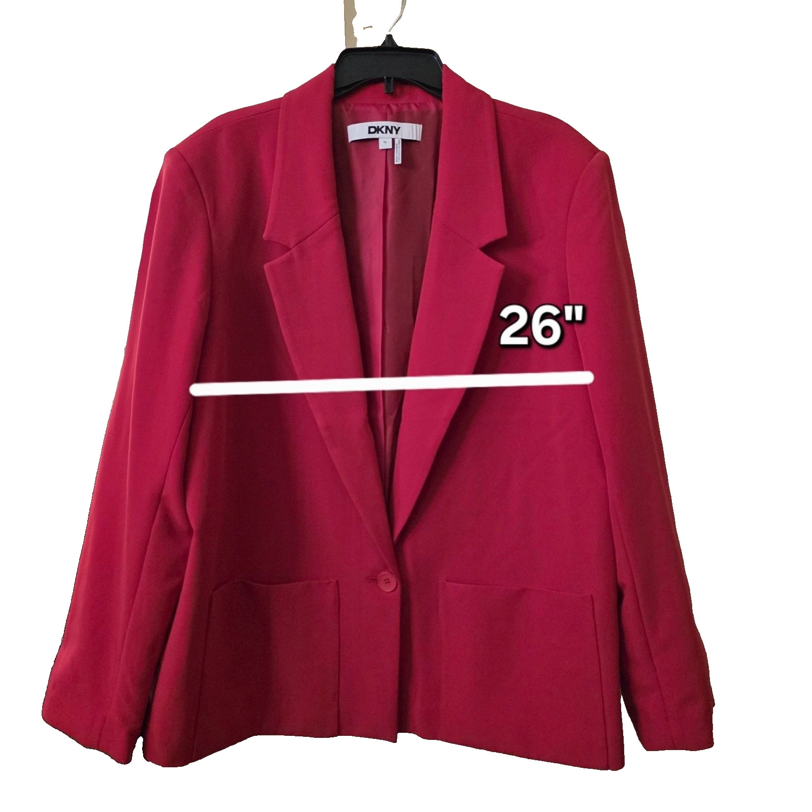 DKNY RED Woman’s Blazer Size XL NWOT