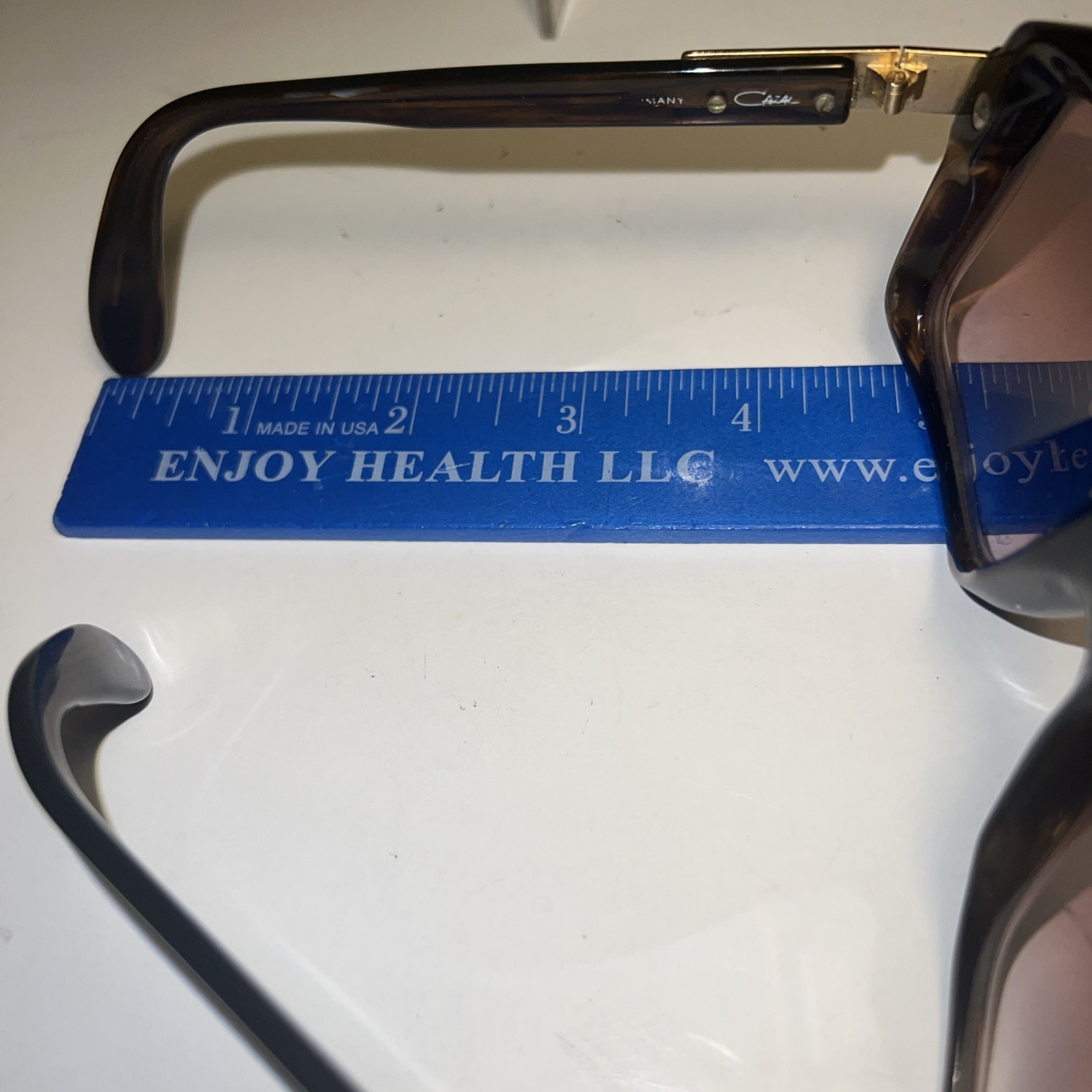 Cazal MOD607 1980’s Tortoiseshell Eyeglasses Frames Cazzy Germany EUC
