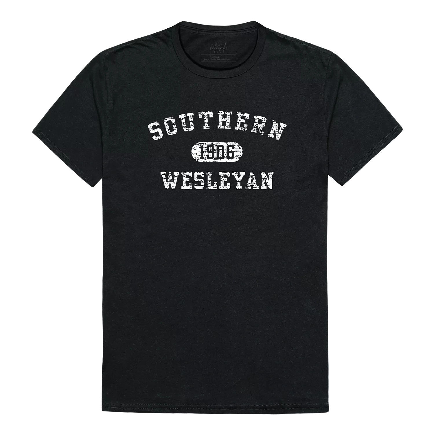 Southern Wesleyan University Warriors NCAA Distressed Arch College Tee T Shirt