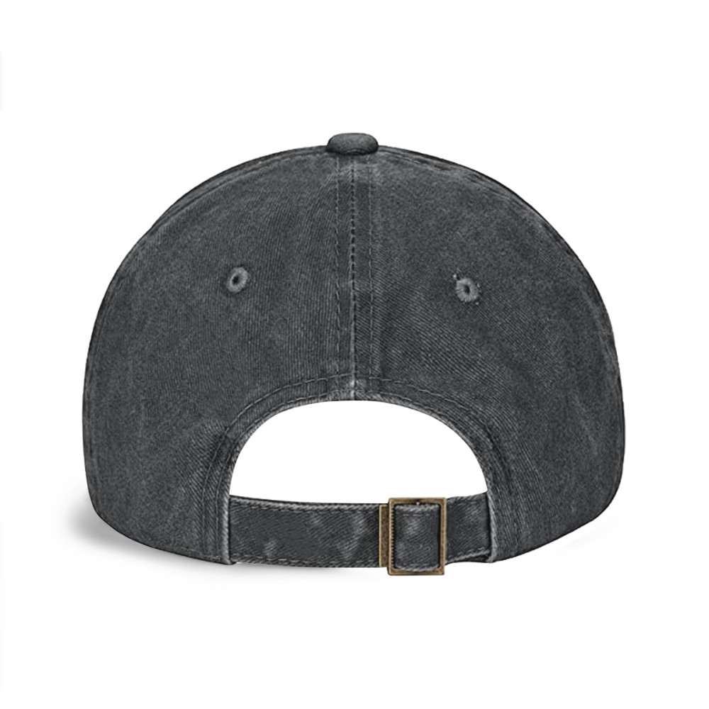 Personalized Vintage Washed Baseball Cap, Custom Name Logo Text Hat Adjustable