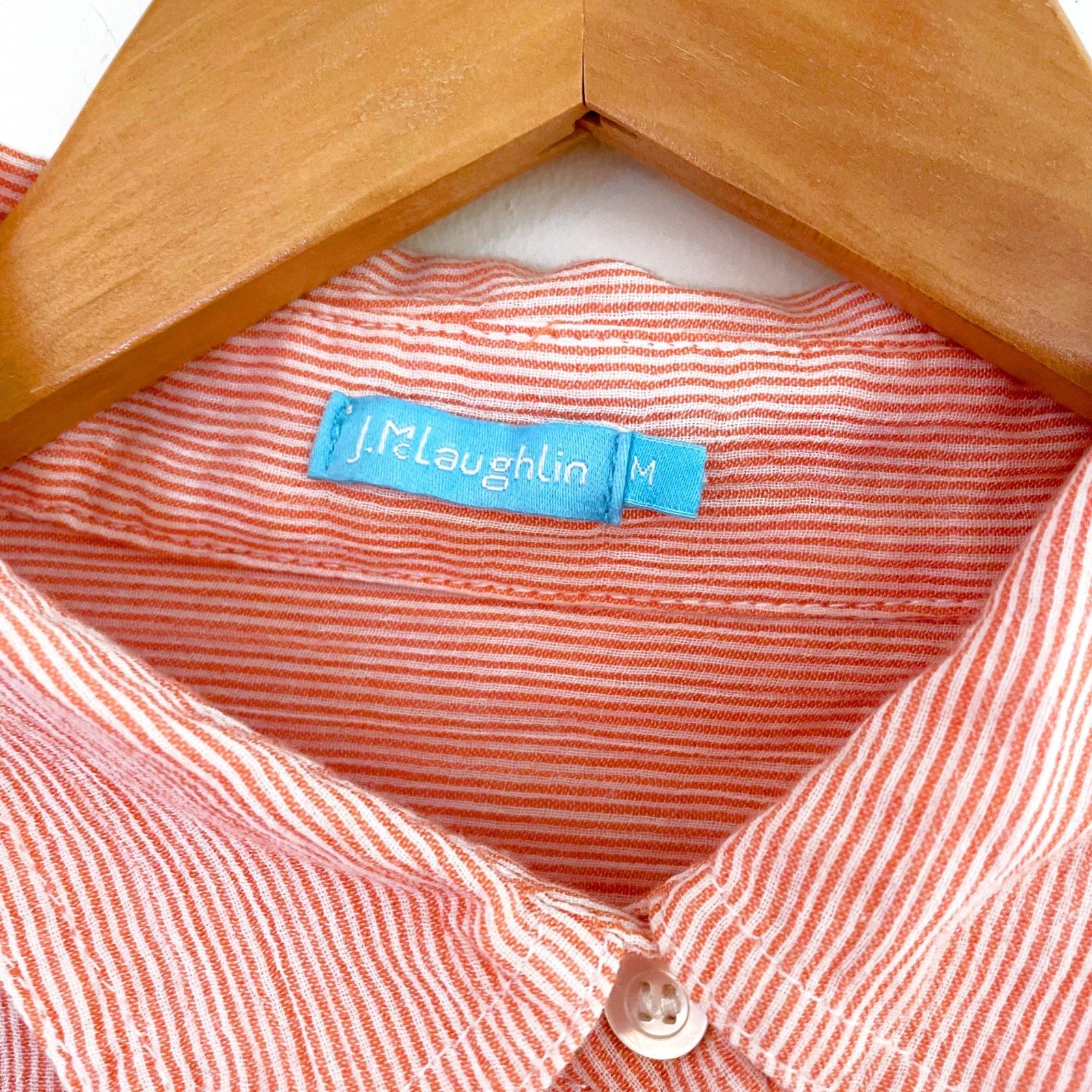J. McLaughlin Lightweight Cotton Button Front, Size Medium