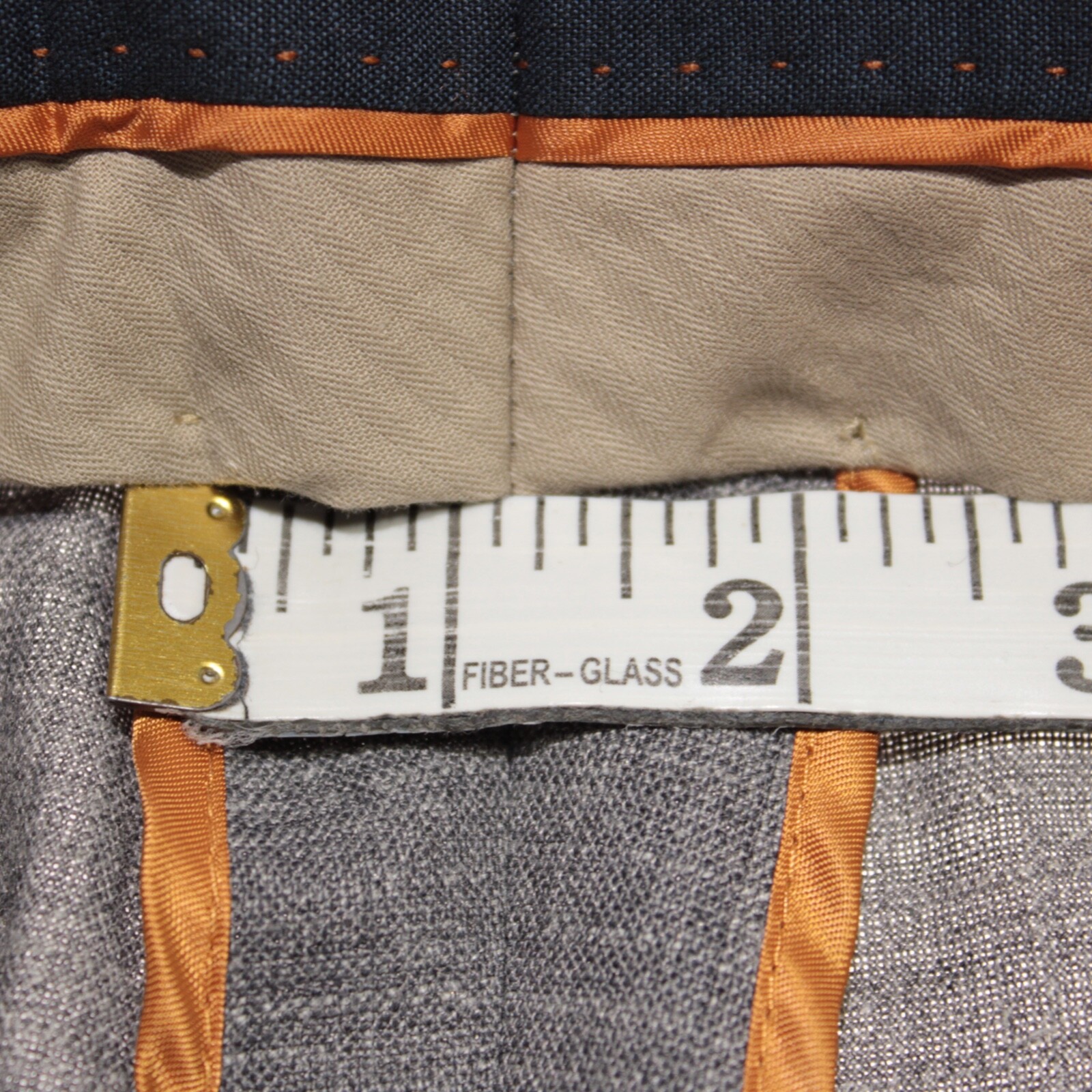Zanella NWT Stretch Dress Pants Size 35 US Noah In Gray Melange Wool Blend