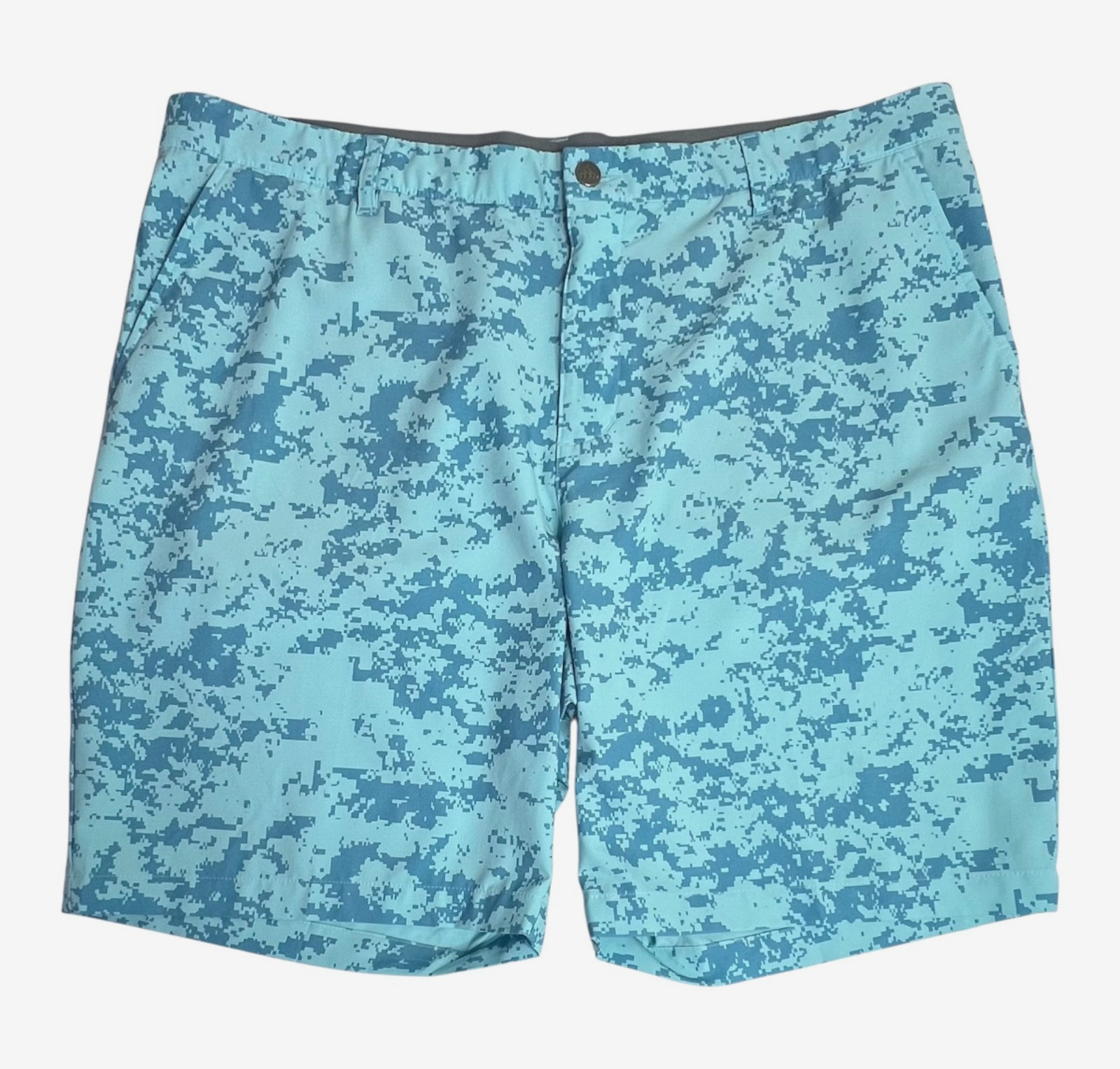 Adidas Ultimate 365 Golf Shorts Mens 40 Blue Digi Camo Performance Primegreen