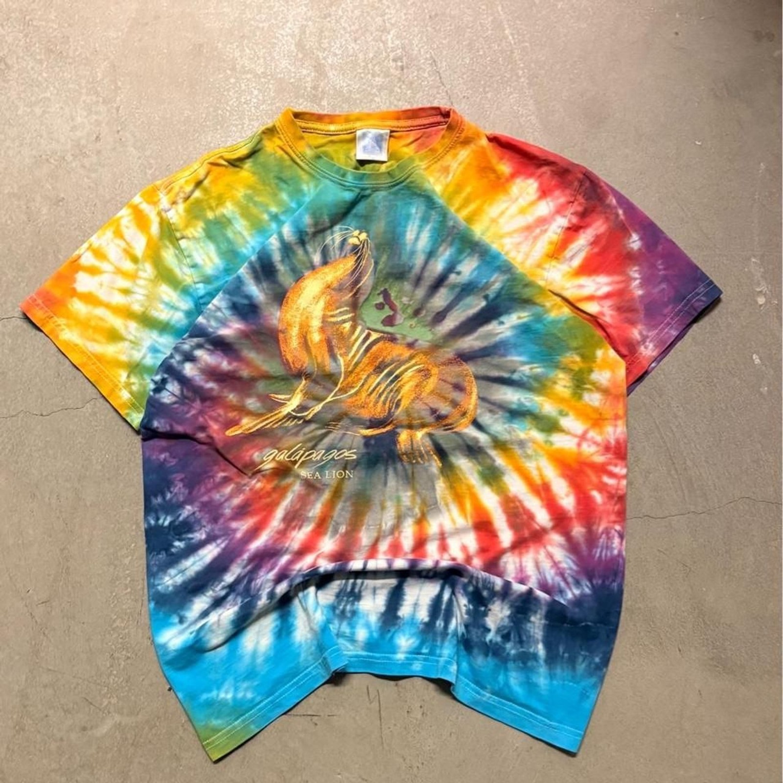 Tie Dye Seal Graphic Tee