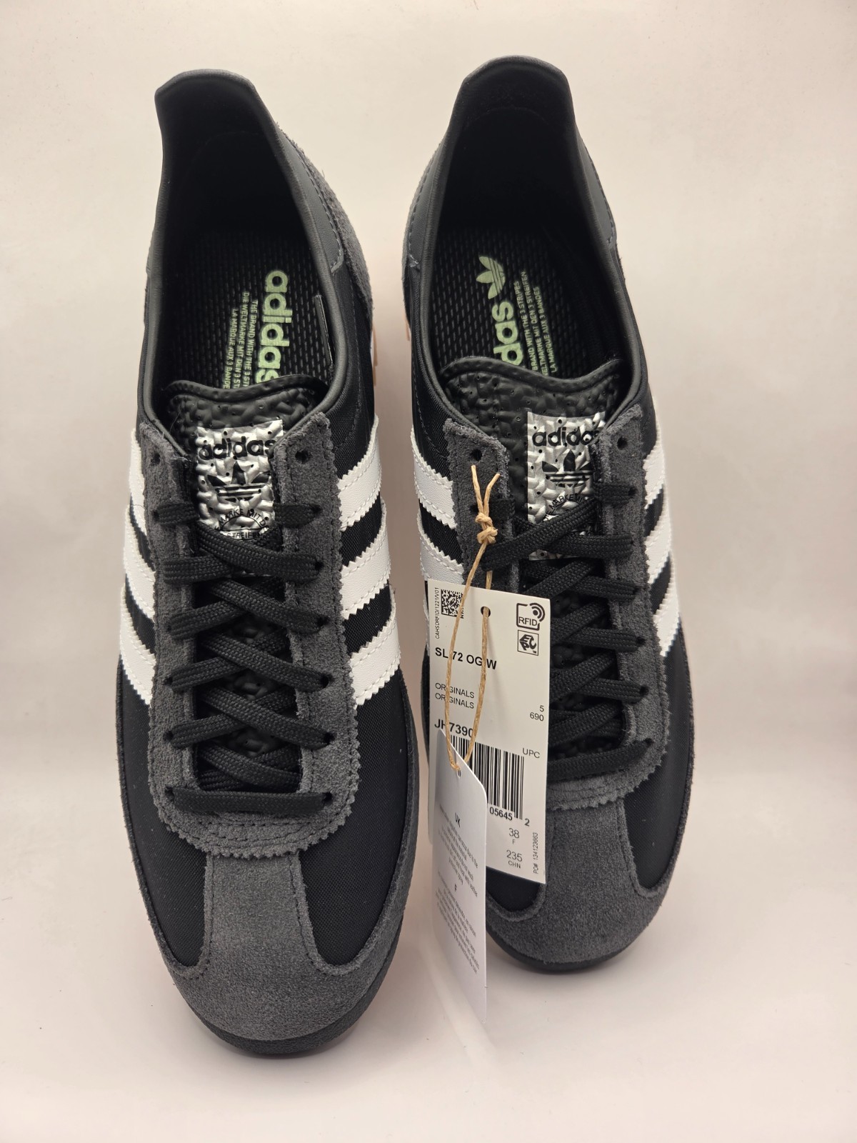 Adidas Originals SL 72 OG W JH7390 Black White Carbon Women Size Varies