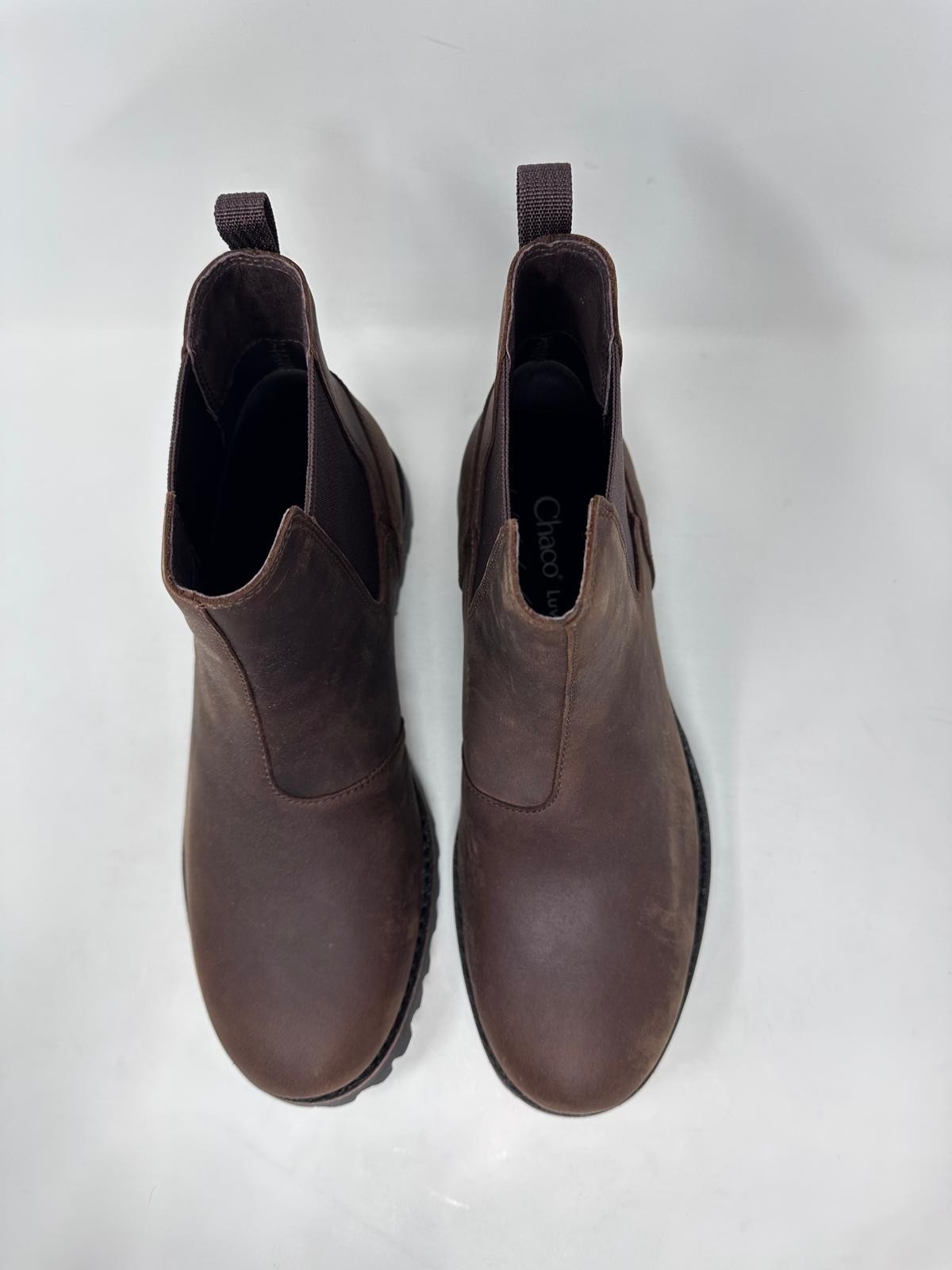 Chaco Men’s Fields Chelsea Waterproof Boots -Chestnut Brown, JCH107463, CH(R23T)
