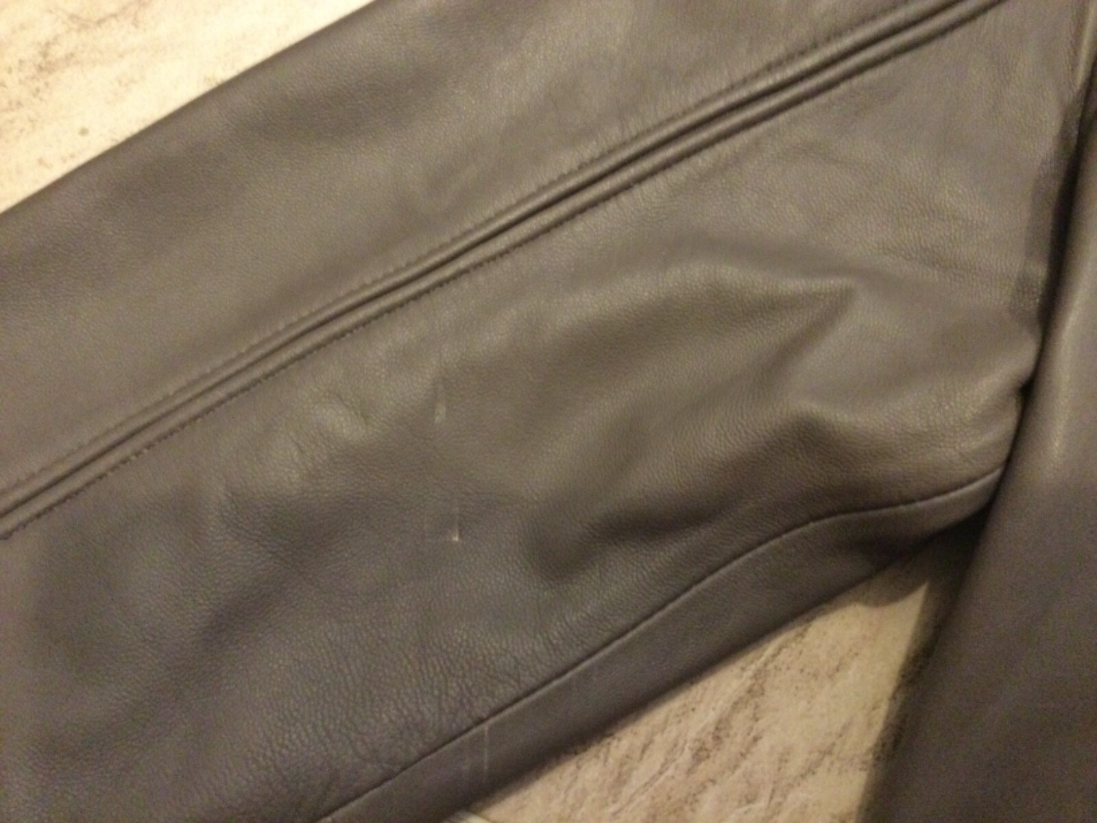 Nwt $450 Michael Kors Genuine Leather Rock Gray Moto Motorcycle Jacket XL Defect