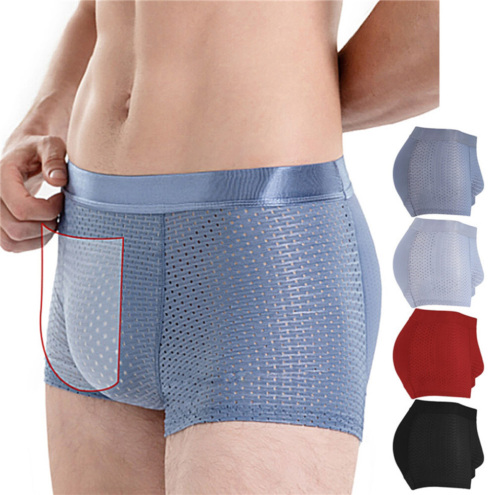 Men Padded Briefs Butt Lifter Enhancer Hip Sexy Underwear Body Shaper Short US