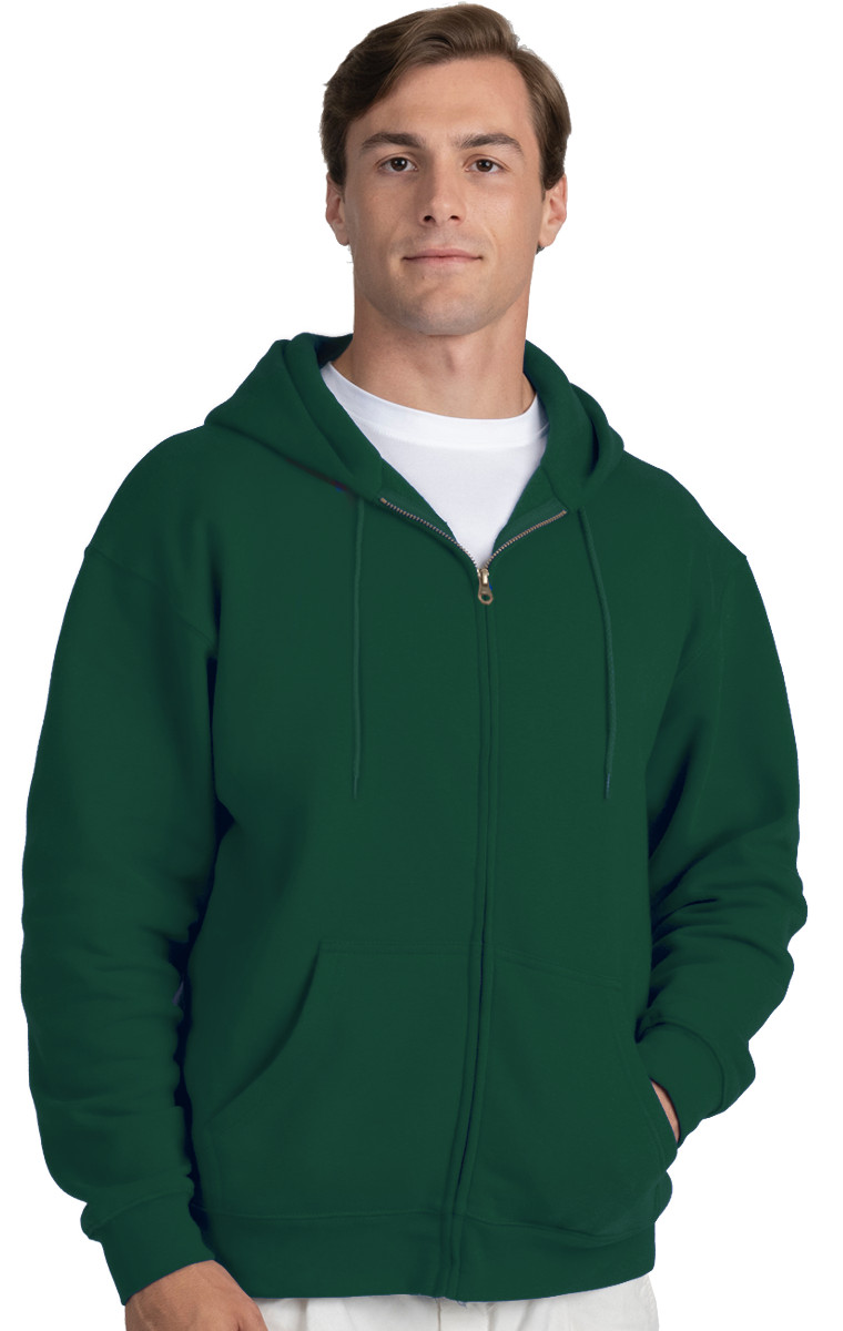 Blue Generation BG9302Z Adult Zip Front Hoodie