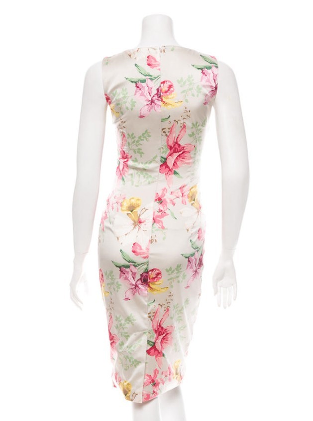SALE! $5,500 DOLCE & GABBANA Silk Dress size 42-44