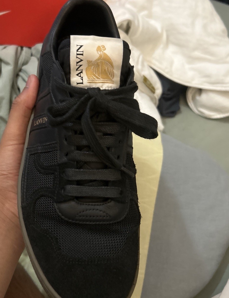 Lanvin black “clay” sneakers SIZE 8 MEN (EU 41)