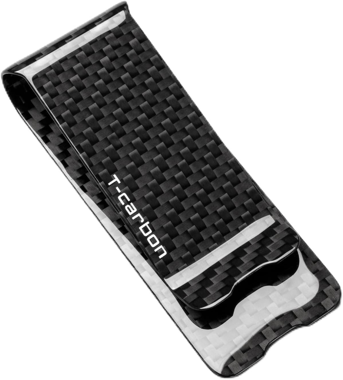 Real Carbon Fiber Money Clip for Men, Minimalist Money Holder for Cash Credit Ca
