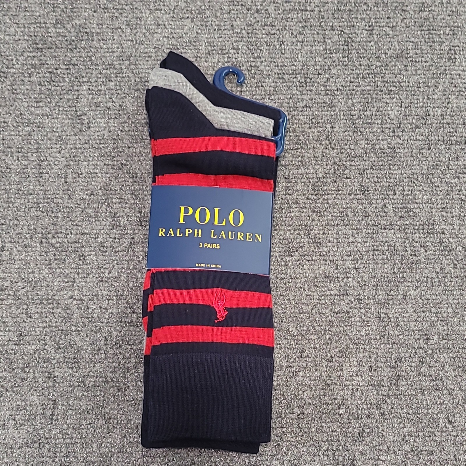 Polo Ralph Lauren Men’s Dress Socks, Size 10-13, Shoes Size 6-12.5