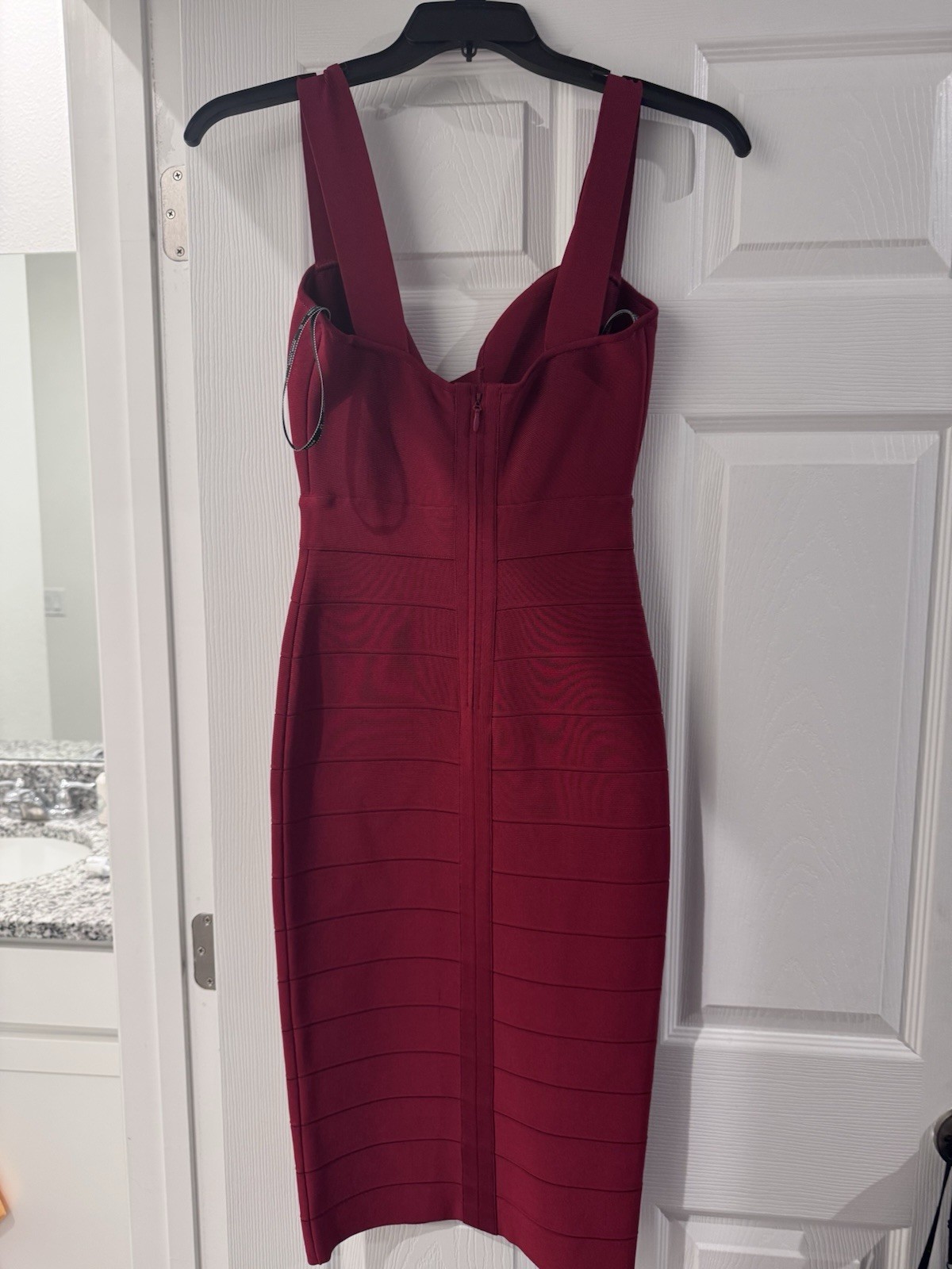 Herve Leger Women’s Sleeveless V-Neck Dress