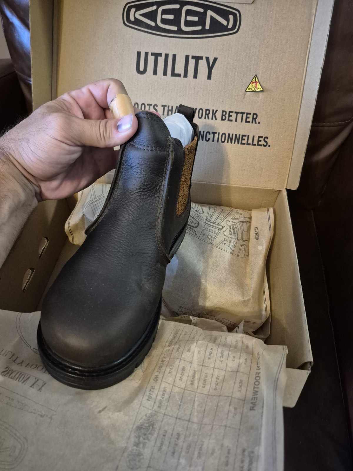 KEEN Steel Toe boots women NEW