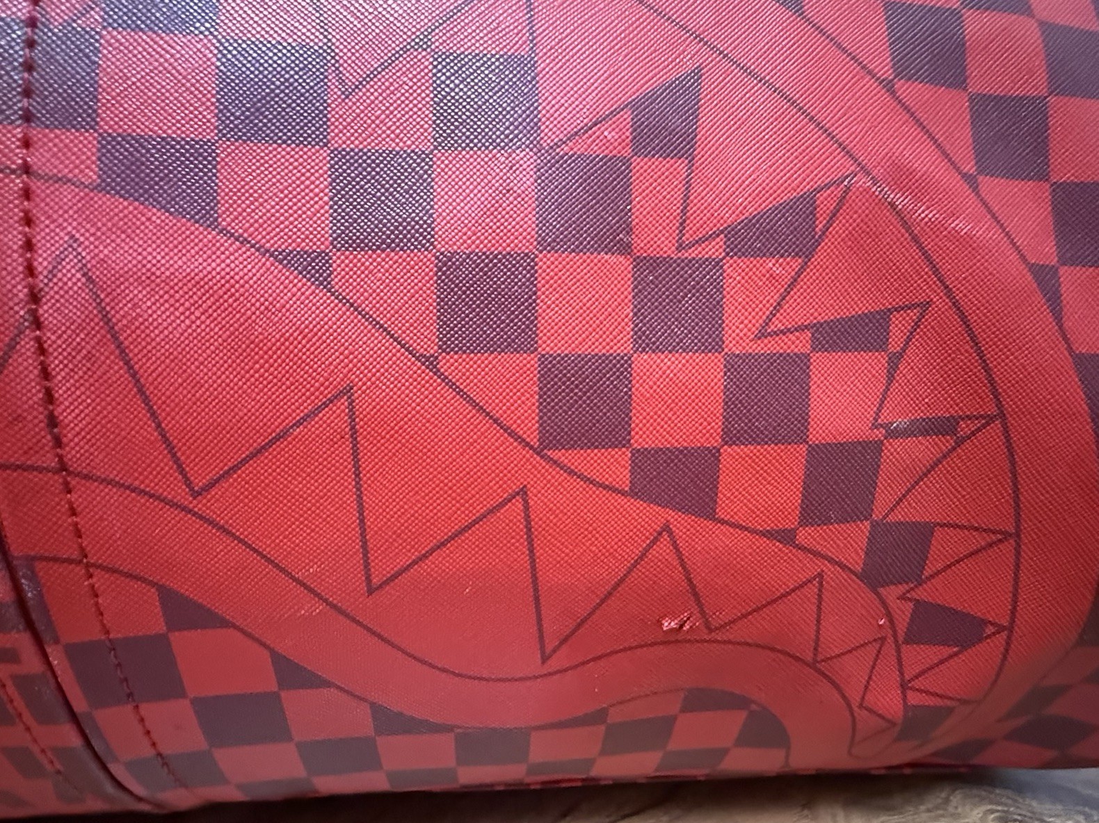 RARE SPRAYGROUND DUFFEL & BACKPACK SET VINI VIDI VICI RED SHARK – SOLDOUT 4EVER