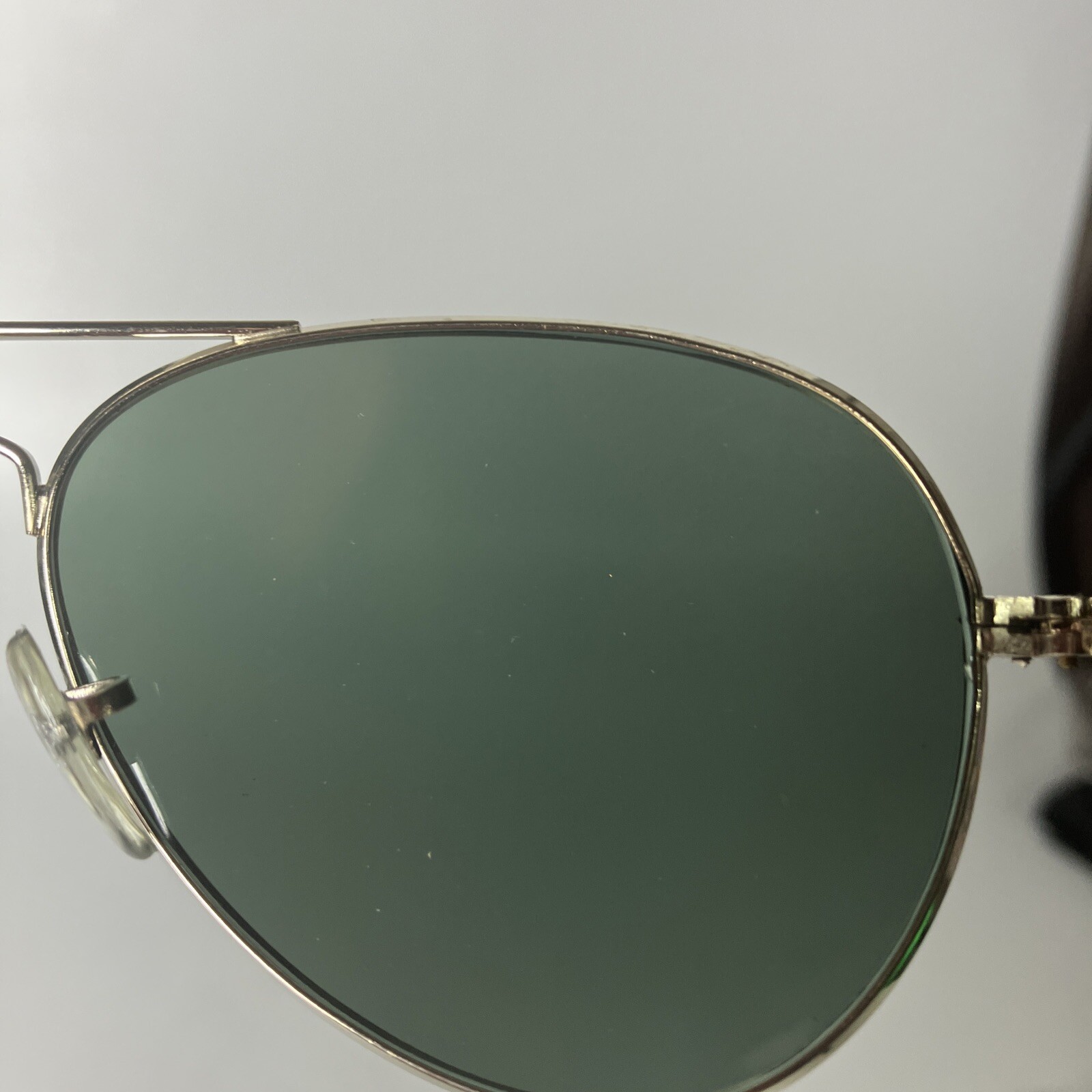 NOS Aviator Tear Drop Dark sunglasses Japan flight Glass Lens 70s/80s 100-s VTG