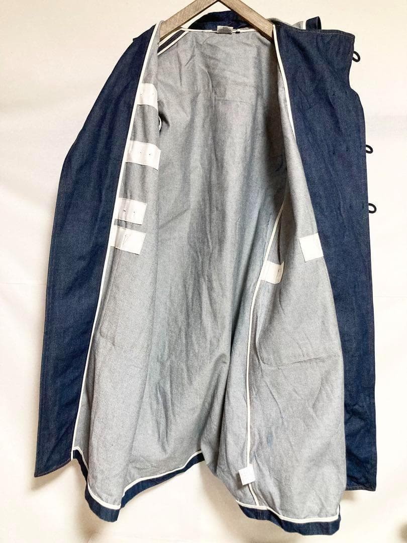 orSlow Or Slow Oversized Denim Duffel Coat Men’s Made in Japan Size M(2)