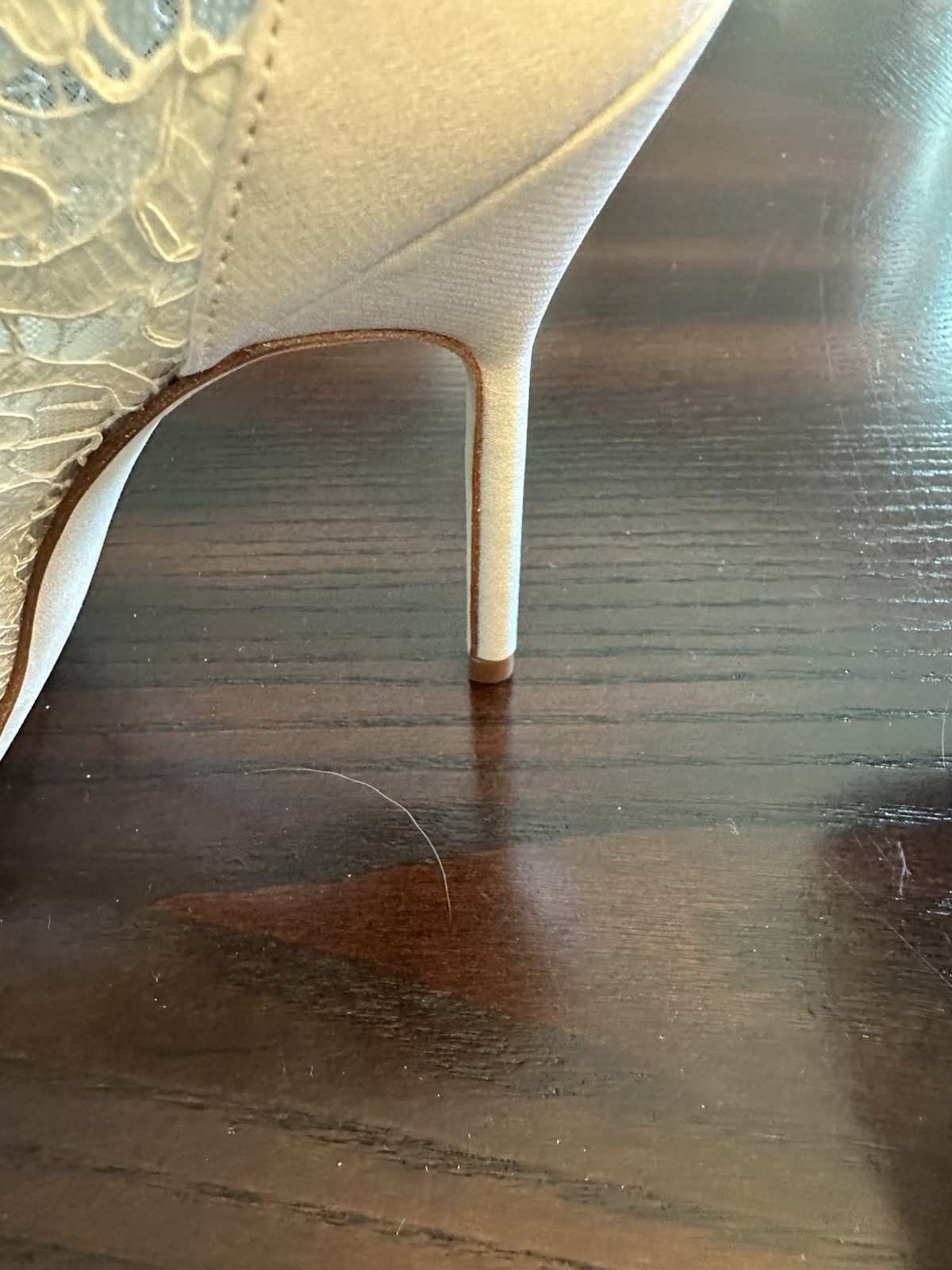 Manolo Blahnik Women’s Heels Lace Bridal BBLA Size 38