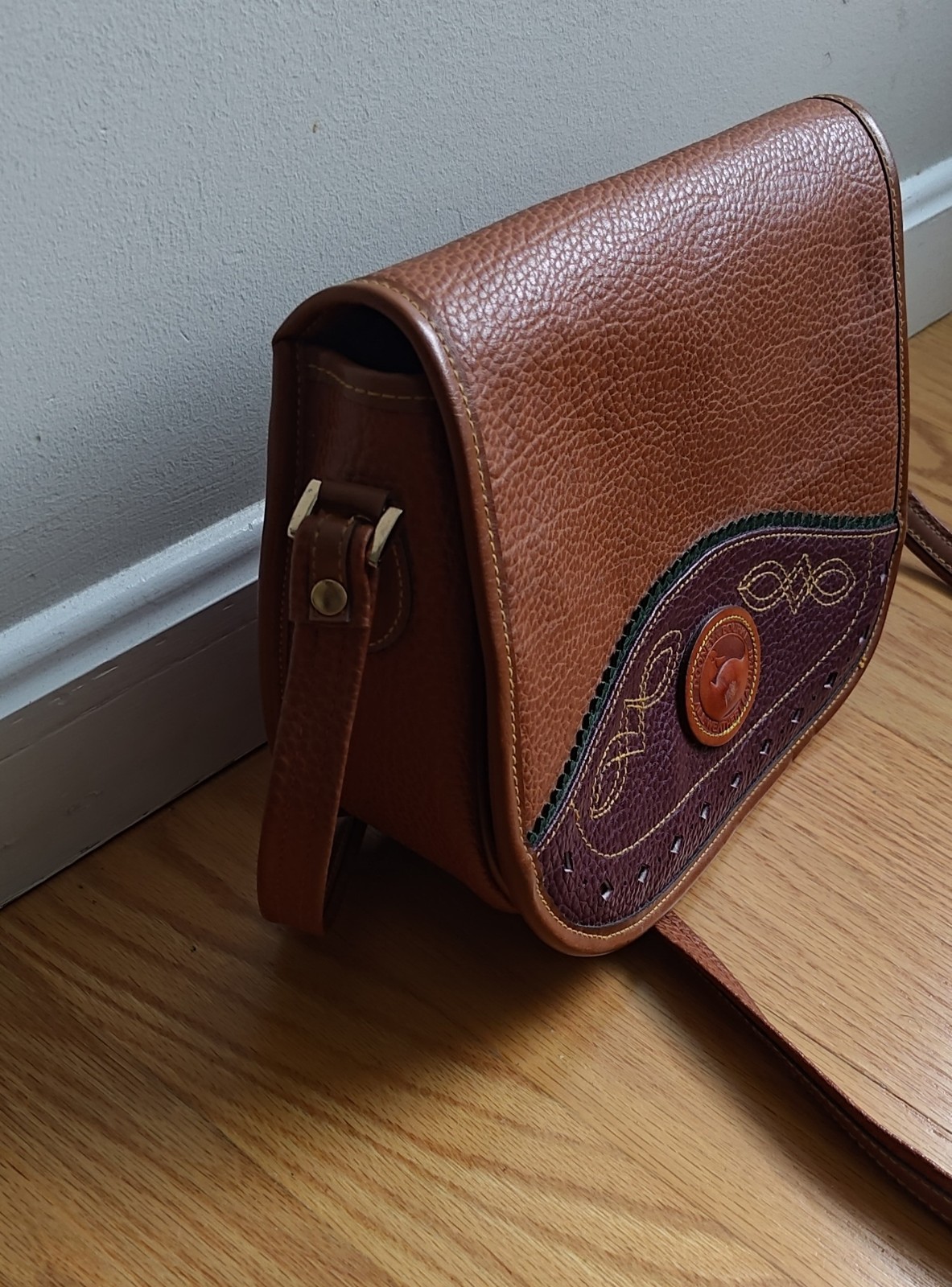 Dooney & Bourke All Weather Leather Duck Bag Color = Brown