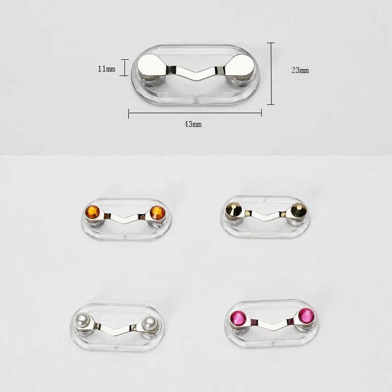 Magnetic Eye Glass Holder Spectacle Sunglasses Clip Badge Hang Magnet Hook Shirt