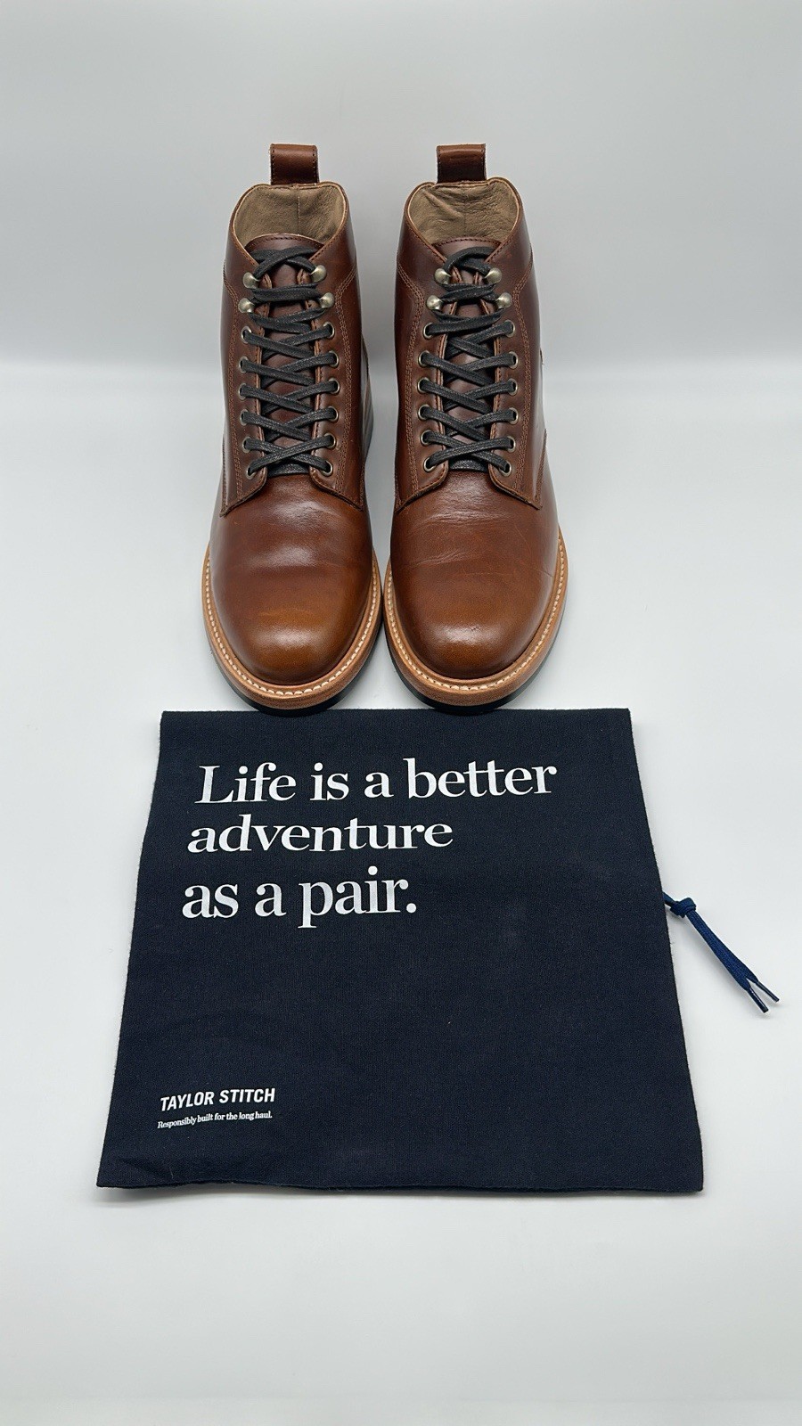 Taylor Stitch Trench Boot in Whiskey Leather Men’s Sz 10.5 D Limited Edition NEW