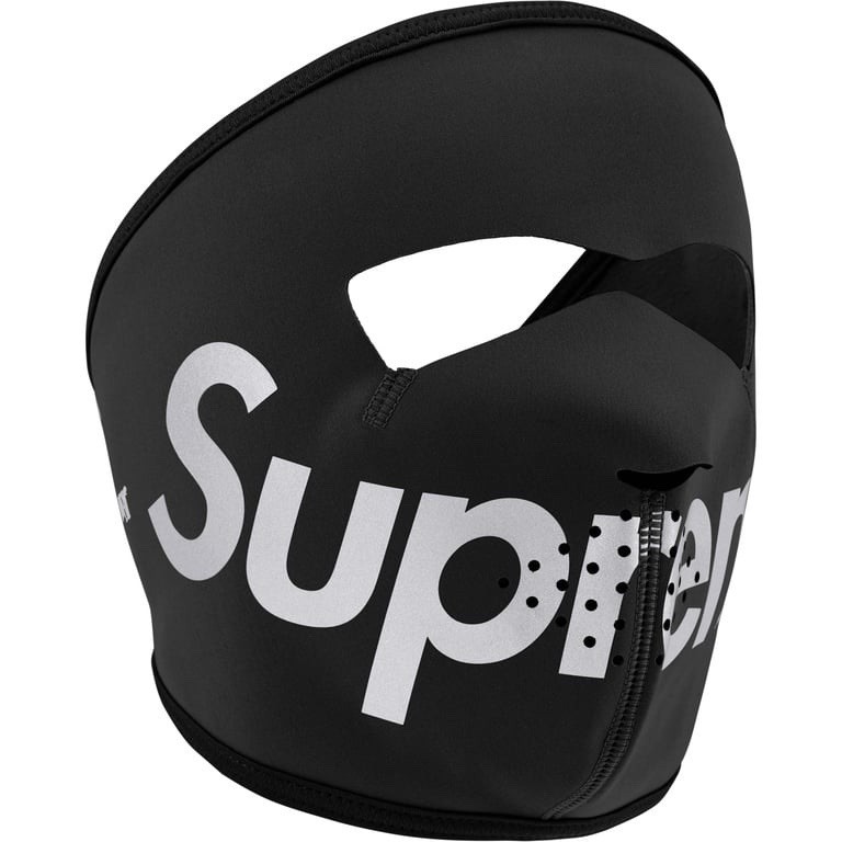 Supreme WINDSTOPPER® Facemask Face Mask Ski Snowboard FW25 Black Reflective Logo