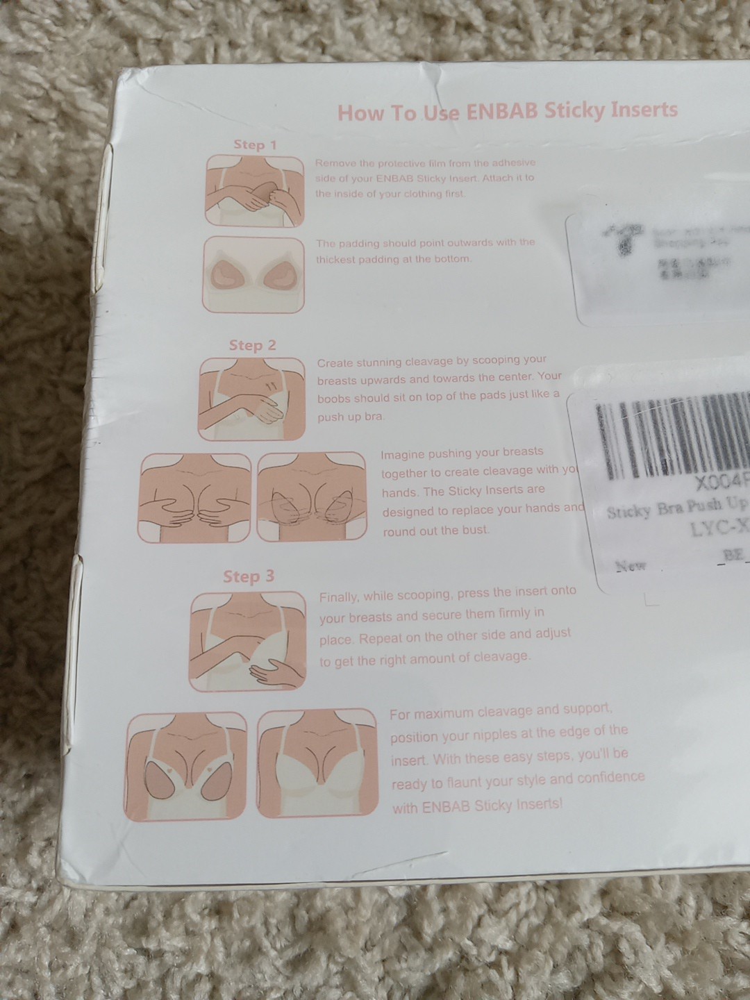 Ultra Boost Inserts &TRIANGLE NIPPLE COVERS