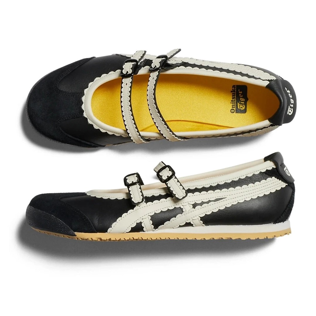 2025 Patou x Onitsuka Tiger Mexico 66 Tgrs Mary Jane Ballet Flats 118A2678-001