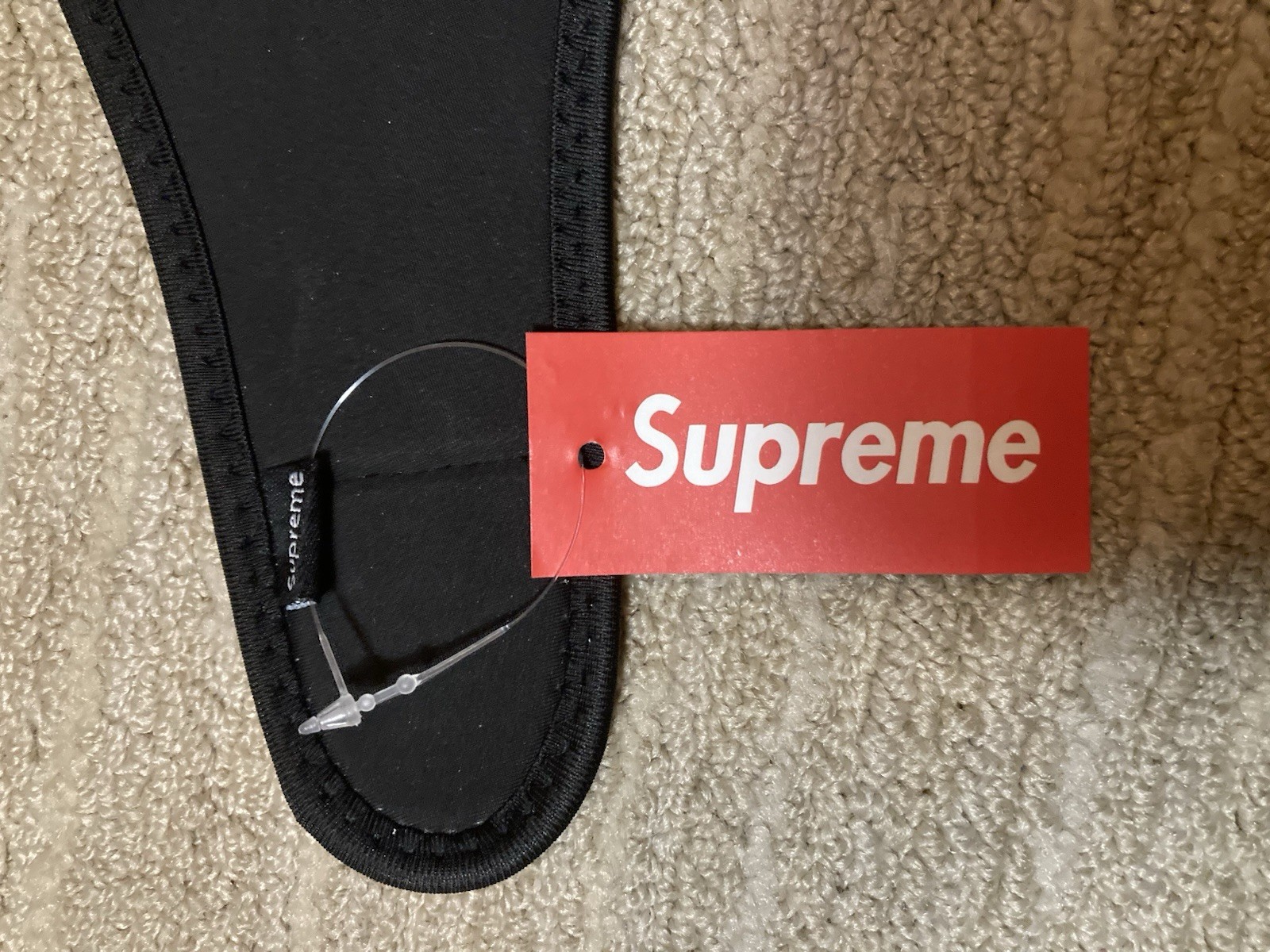 Supreme Face Mask Covering 2014 Mask Black White Logo Windstopper