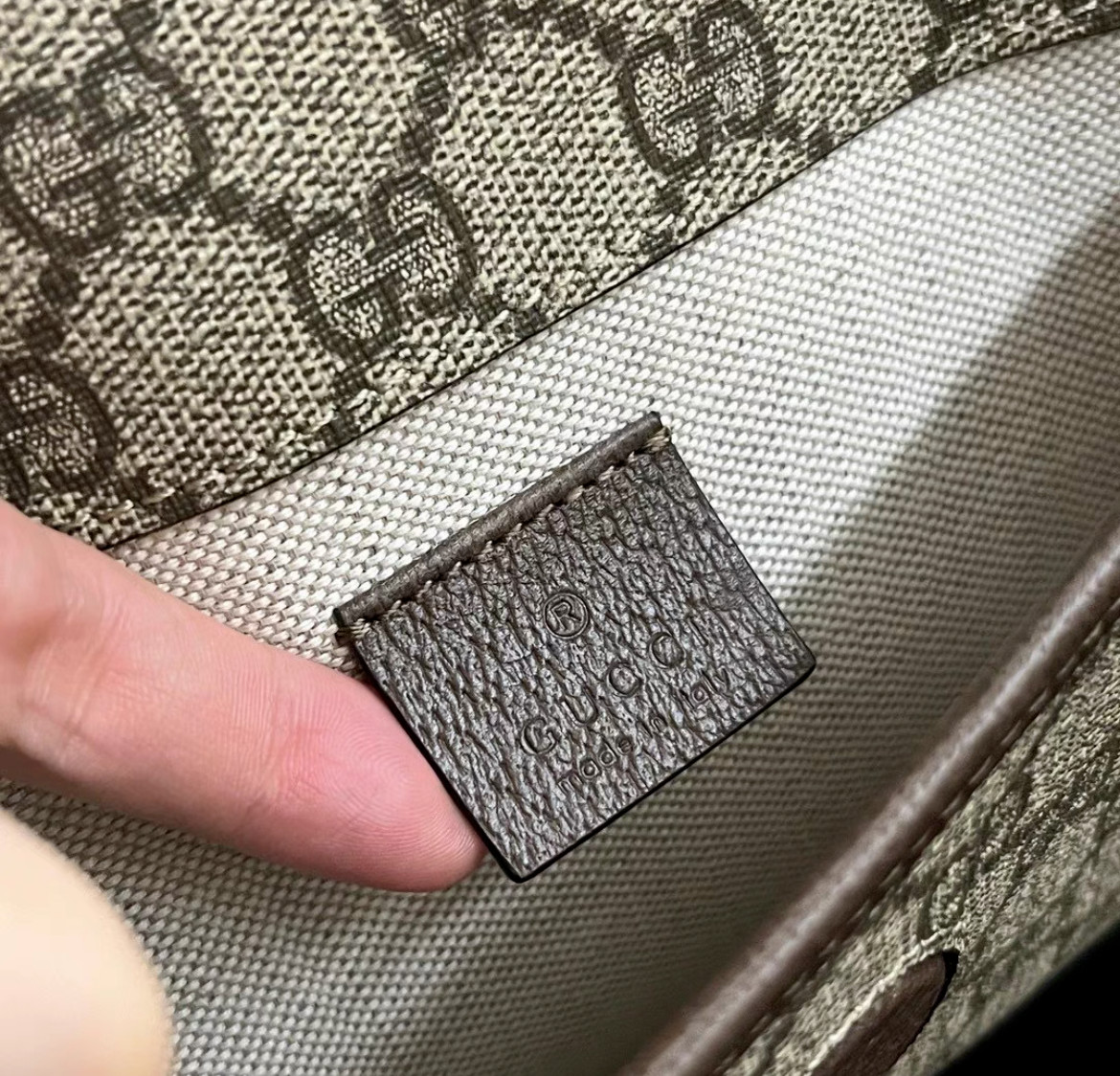 Gucci Neo Vintage GG Belt Bag/ Shoulder Bag Coated Canvas