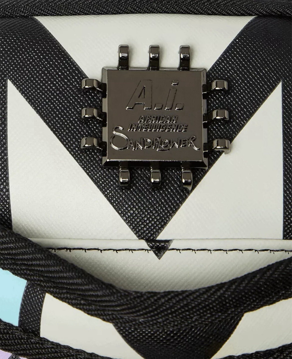 Authentic SPRAYGROUND x A.I PATH TO THE FUTURE III BACKPACK – SANDFLOWER COLLAB-