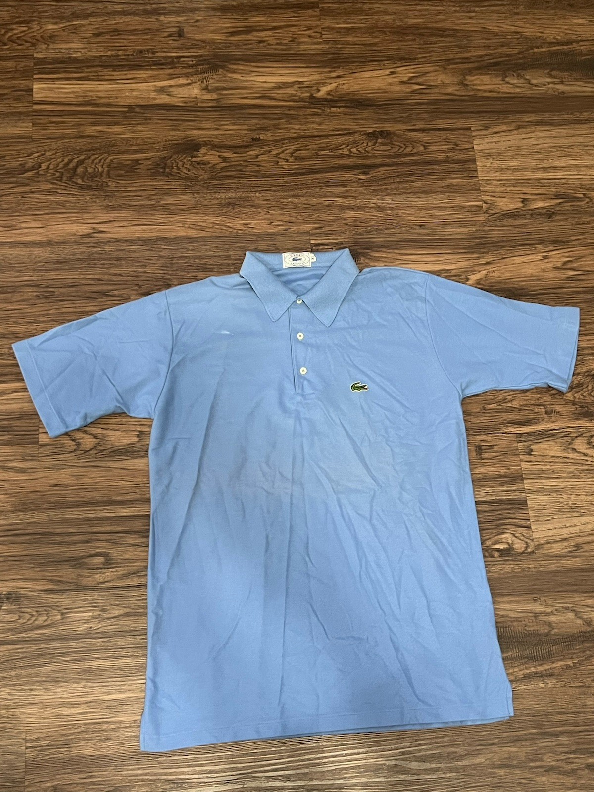Lacoste Men’s Blue Solid Polo Shirt XL Short Sleeve Embroidered Crocodile Logo