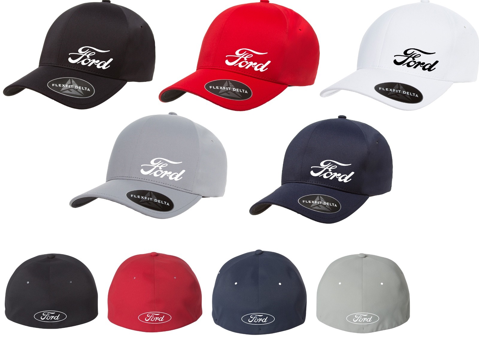 FORD DELTA FLEXFIT HAT *FREE SHIPPING IN A BOX*