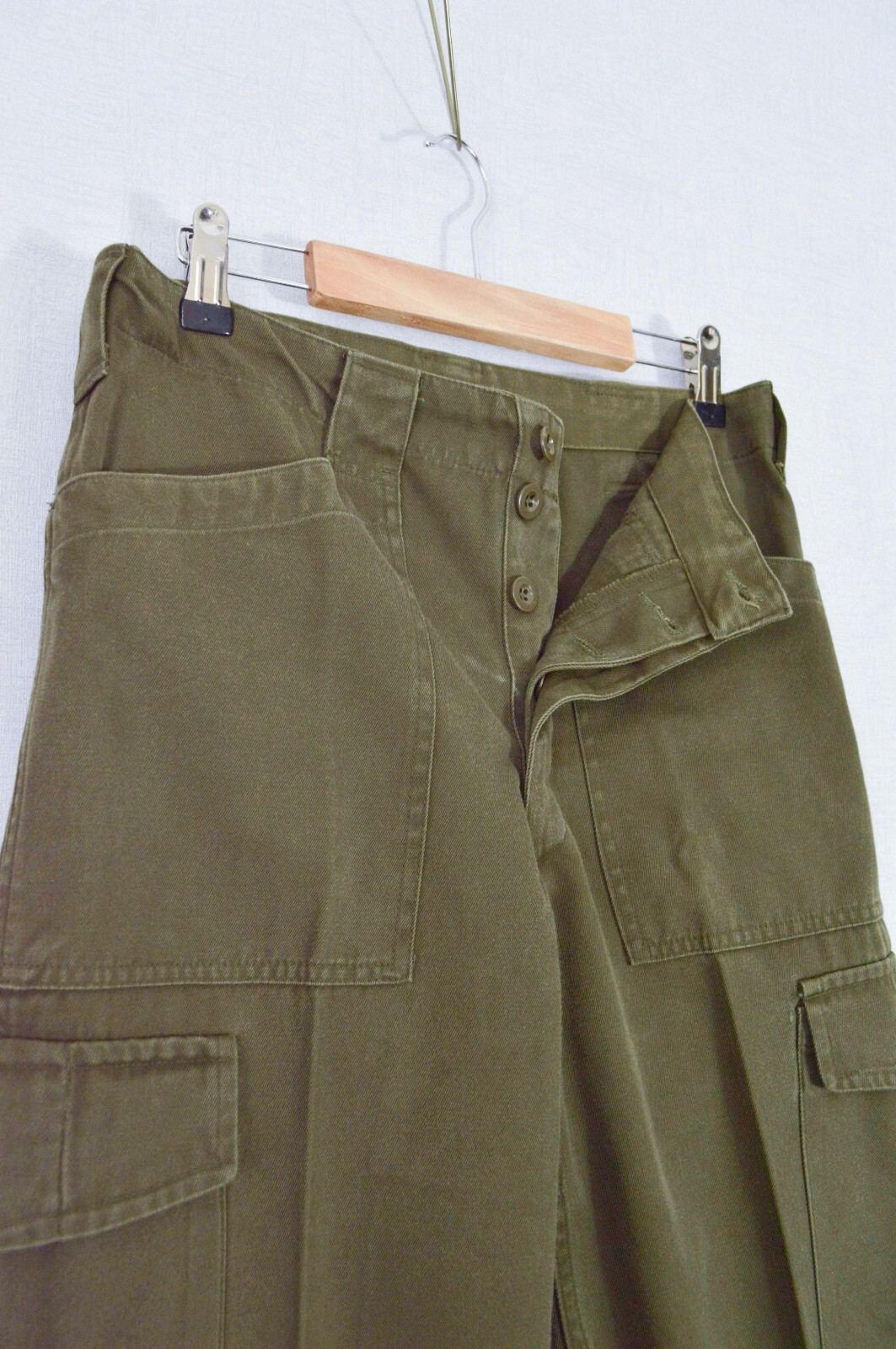 Austrian Fatigue Cargo Trousers Army Green – Various Sizes – 30 32 34 36 38 40