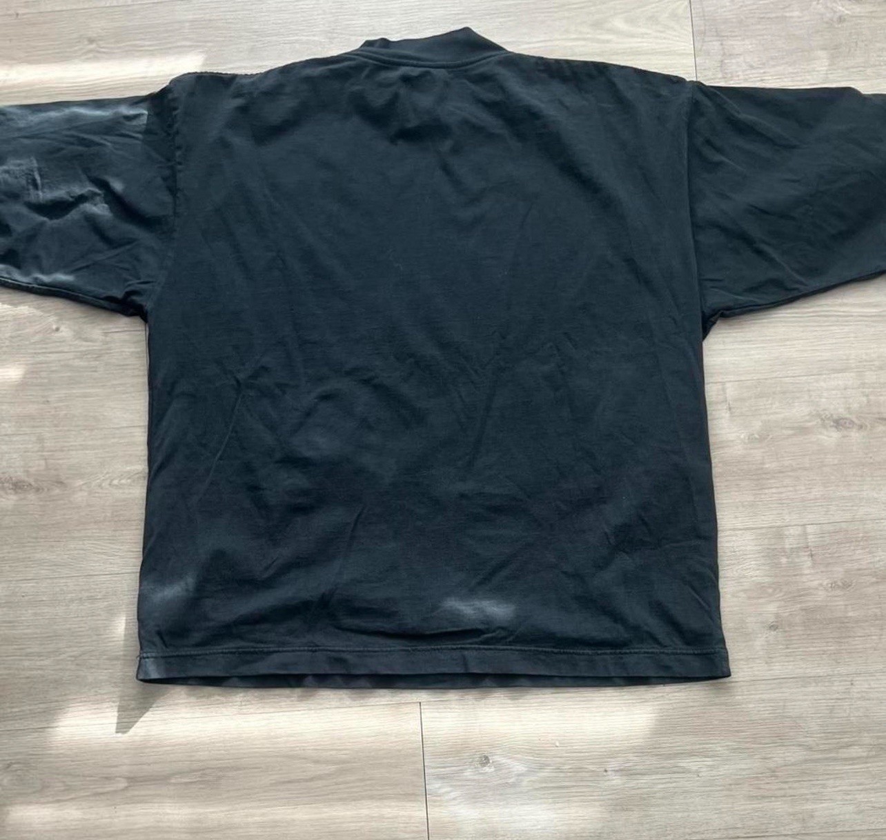 YZY Men’s Black Solid Short Sleeve Knit T-Shirt, Size XS