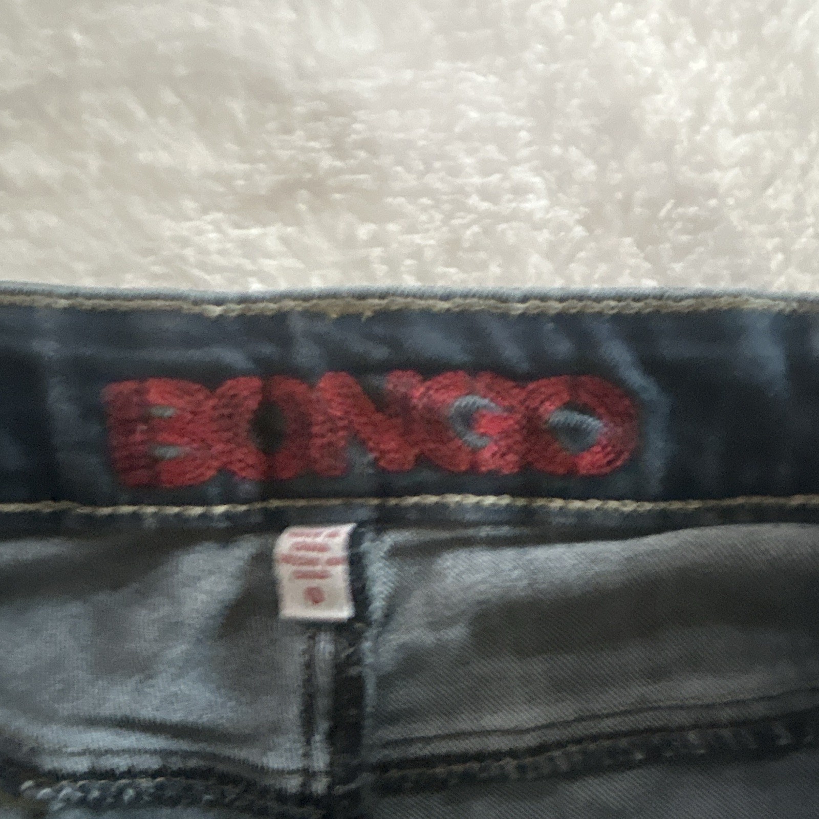 BONGO Women’s Size 7 Dark Wash Blue Mid Rise Cuffed Denim Shorts Pockets